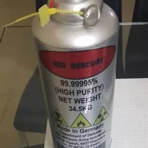 Comprar mercurio rojo líquido grado industrial