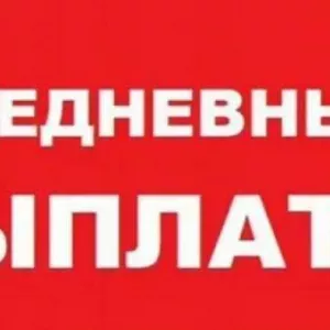 Подработка с ежедневной оплатой!