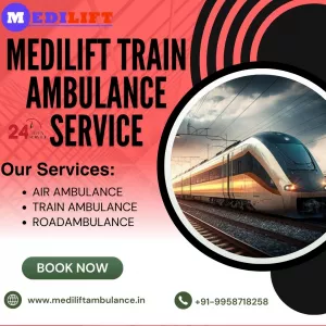Medilift Train Ambulance in Dibrugarh is Safe & Affordable for Transportation