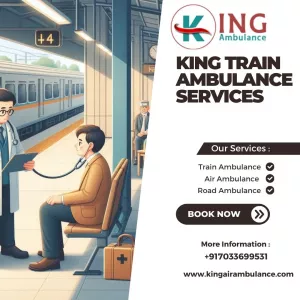 King Train Ambulance in Kolkata is available 24/7 for emergency transportation