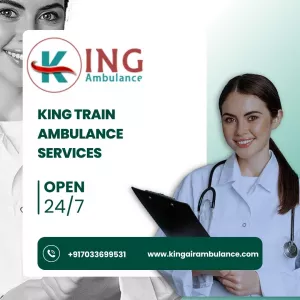 Use King Train Ambulance for long distance medical trips in Bangalore