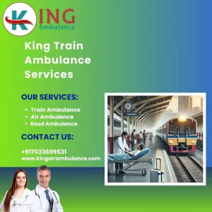 Patients Moving Long Distances are supported by King Train Ambulance in Patna