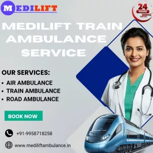 Medilift Train Ambulance in Lucknow Makes Medical Transfers Easy