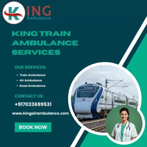 Select top-grade King Train Ambulance in Mumbai for advanced ventilator setup