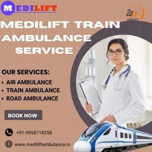 Medilift Train Ambulance Services in Allahabad is the Best for Medical Care on Long Distance