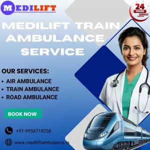 Choose Medilift Train Ambulance in Lucknow for the Best Transfer Experience