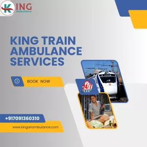King Train Ambulance Service in Ranchi serves to transport patients on ventilation
