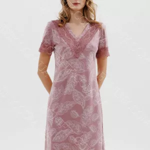 Жіноча нічна сорочка з коротким рукавом «Petaline» (16531) (арт. 1174)