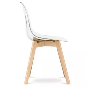 Стілець пластиковий прозорий Лоренцо А