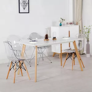 Стілець для кухні прозорий Тауер Вуд А