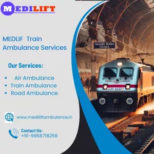 Medilift Train Ambulances in Allahabad Come with Modern Medical Facilities