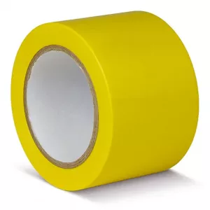 Лента для разметки пола желтая