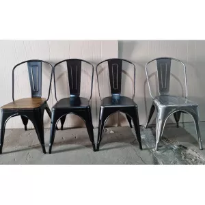 Стілець металевий чорний Толікс