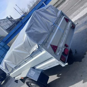 Модель оцинковного причепа «Дніпро-21»210х130х40-та інші розміри заводу