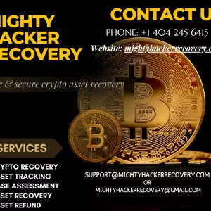 Mighty Hacker Recovery are the best in a crypto recovery service and they have been helpful to me and by household. Thanks to you Mighty Hacker Recovery.