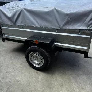 Одновісний причіп 200х130х40 (Дніпро-200 із оцинкованими бортами)-новий причіп