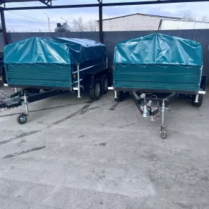 Двовісний причіп із гальмами на 2т«Дніпро-250х150х50»,є більші розміри