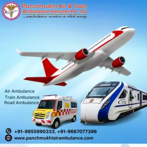 Receive World-Class Medical Features by Panchmukhi Air and Train Ambulance Services in Mumbai