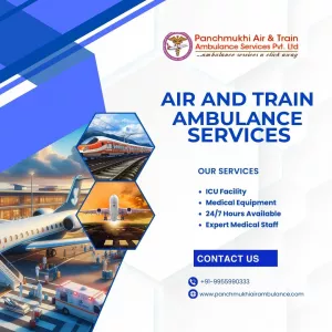 Get Excellent Medical Features with Panchmukhi Air and Train Ambulance Services in Mumbai