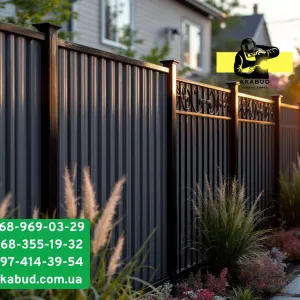 Акабуд - паркани, ворота, навіси від виробника