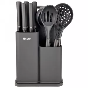 Набор силиконовых кухонных принадлежностей набор ножей лопаток 12 предметов