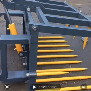 Сінажні гідравлічні вила зі знімним зубом