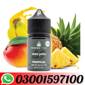 new Serene Tree Delta-9 THC Green Apple Vape Juice 1200mg In Lahore - 03001597100