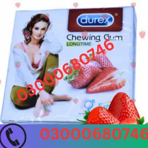 Durex Chewing Gum Long Time For Male & Female Price in Sadiqabad 03000680746