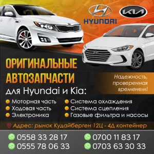 Оригинальные автозапчасти для Hyundai и Kia
