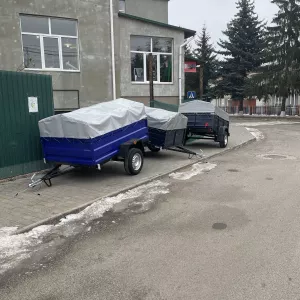 Купить новый прицеп Днепр-201 и другие мод.тент и брызговики в комплекте