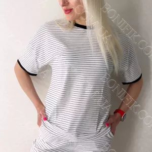 Жіночий комплект з шортами «Strip Life» (16154) (арт. 1640)