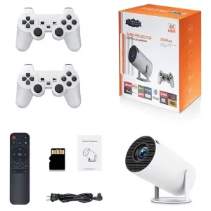 Смарт проектор игровая приставка с джойстиками X Plus