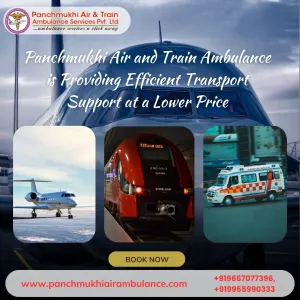 Utilize Panchmukhi Train Ambulance for a dependable medical transport Service in Hyderabad