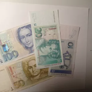 Обмен старых немецких марок, дойч марок