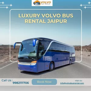 Volvo bus on rent in Jaipur
