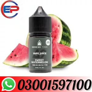 New Delta-9 THC Sweet Watermelon Vape Juice 1200mg In Pakistan =03001597100