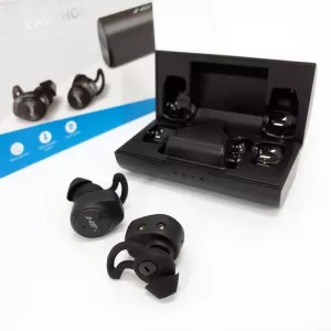 Наушники Bluetooth NB710 с кейсом черные сенсорные беспроводные-для работы,отдыха,тренировок.