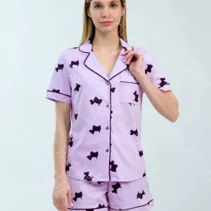 Жіноча лавандова піжама «Lavender Puppies» (12062) (арт. 1694)