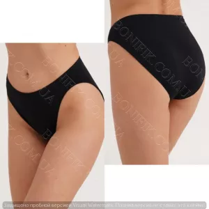 Труси чорні високі з вирізом по стегну «Hi-Leg Briefs»