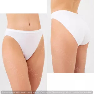 Білі труси з вирізом по стегну «Hi-Leg Briefs»