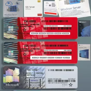 Конверты, наклейки для сборщиков ПО Windows 10-11 Pro OEM