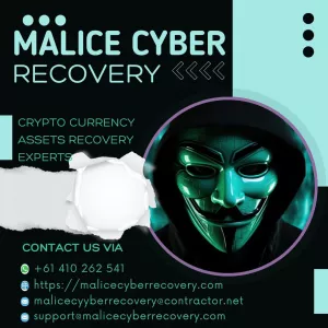 HOW TO RECOVER LOST CRYPTOCURRENCY FROM WALLET OR SCAM/CONTACT MALICE CYBER RECOVERY