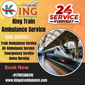 Select King Train Ambulance in Patna for Comprehensive Medical Transfer