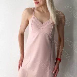 Жіноча нічна сорочка на тонких бретелях «Grace» (арт. LDK 118/20/01)