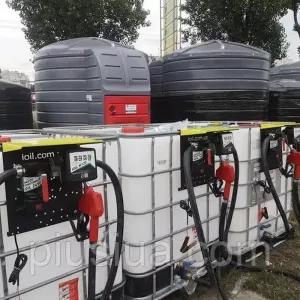 Міні АЗС Єврокуб 1000 л – мобільна заправочна станція для дизельного пального