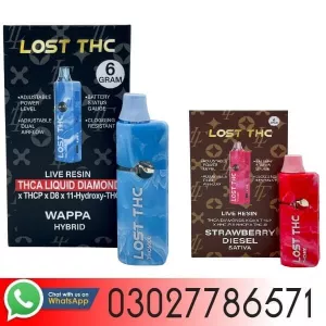 Lost THC THCA Liquid Diamond Disposable | 6g In Pakistan - 03027786571