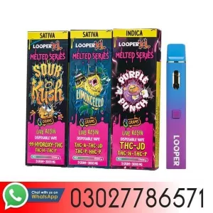 Looper - XL MELTED Series Live Resin Disposable | 3G In Pakistan - 03027786571