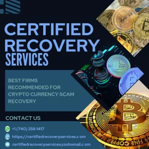 How to Recover Stolen Cryptocurrency Without Falling for a Scam? HIRE CERIFIED RECOVERY SERVICES