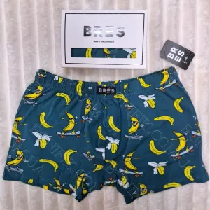 Чоловічі боксери з принтом бананів на скейті ТМ «BRES» (арт. MSHK 304/03/139)