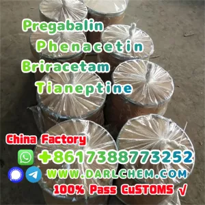 pregabalin Briracetam Tianeptine raw Powder 148553-50-8 darl Supply